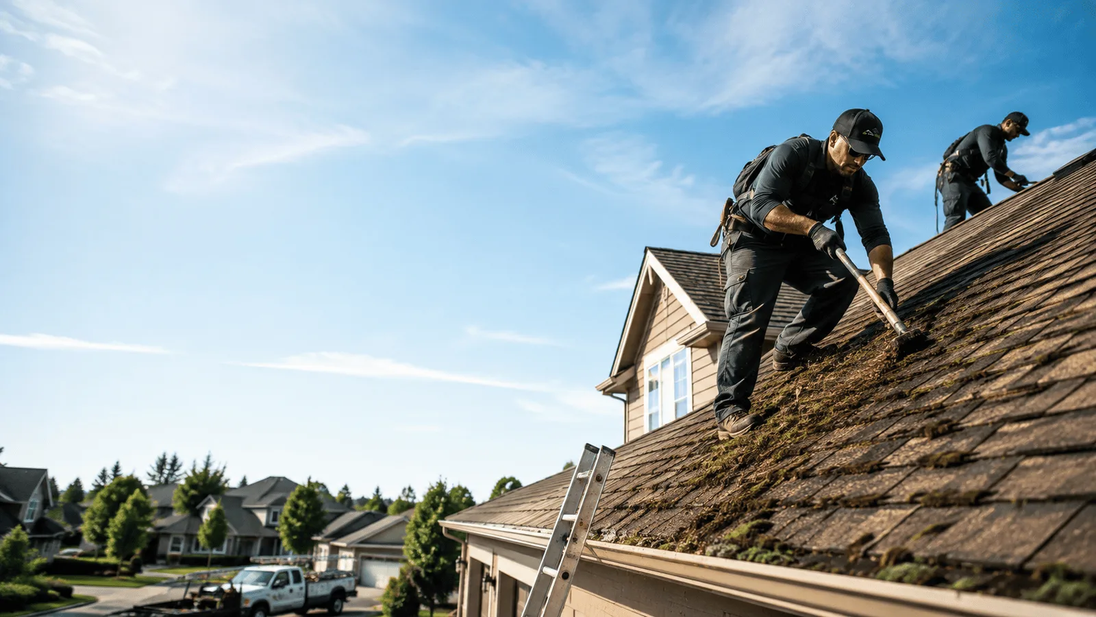 Roof Moss Removal in Lavon, TX near me